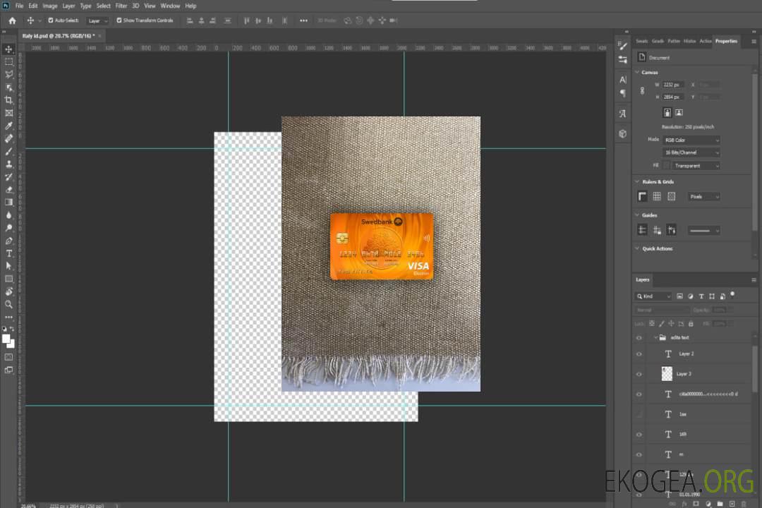 Lettonie Swedbank visa carte électronique photolook avant template